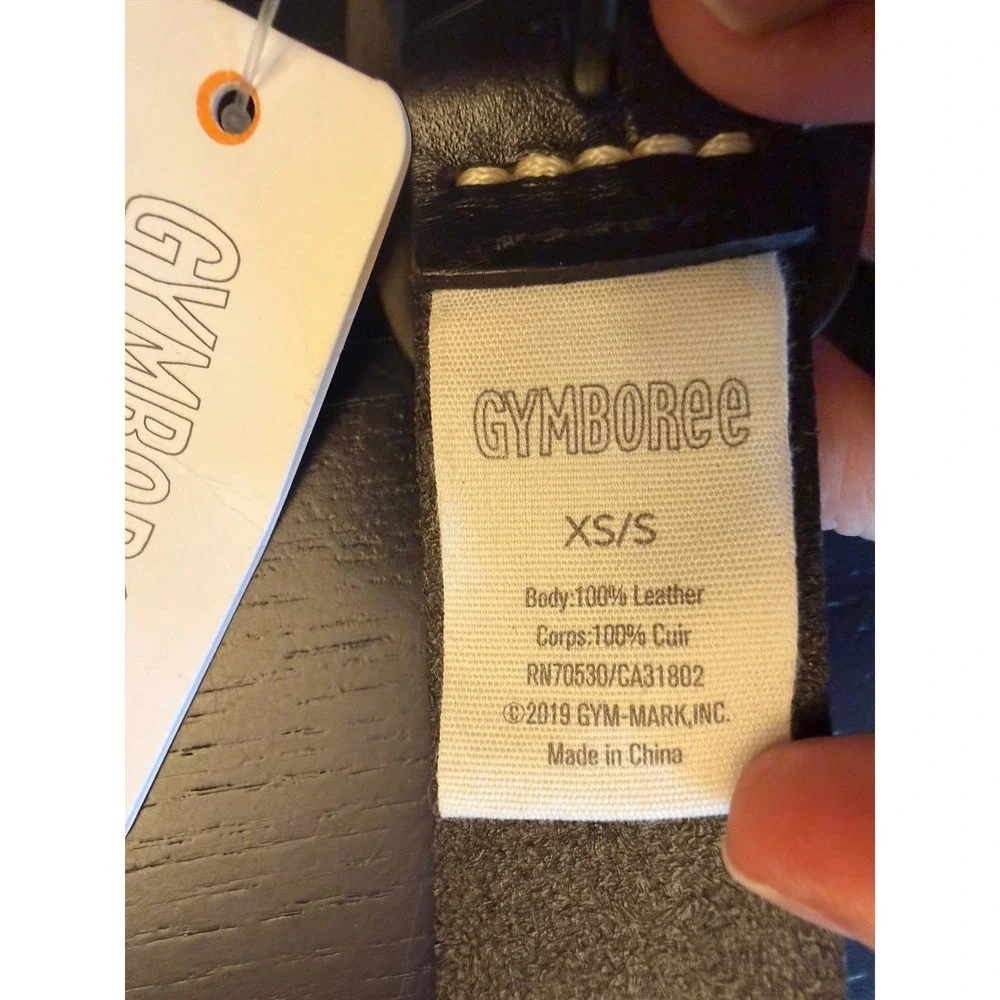 Gymboree Black Leather Belt XS S Classic Buckle Kids Girls